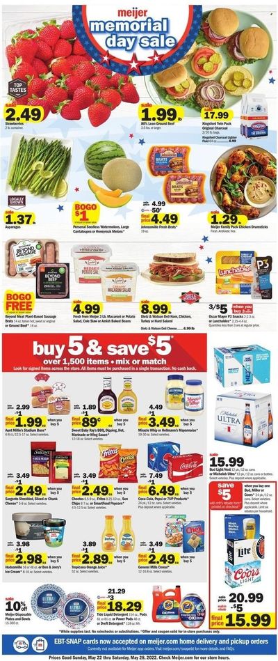 Meijer (OH) Weekly Ad Flyer May 22 to May 29