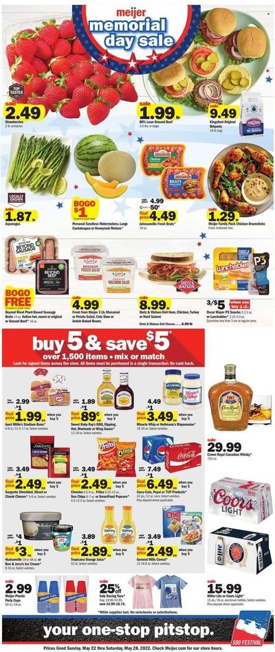 Meijer (IN) Weekly Ad Flyer May 22 to May 29