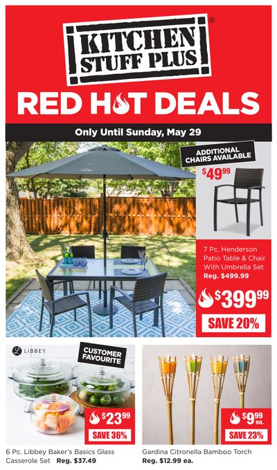 Kitchen Stuff Plus Red Hot Deals Flyer May 24 to 29