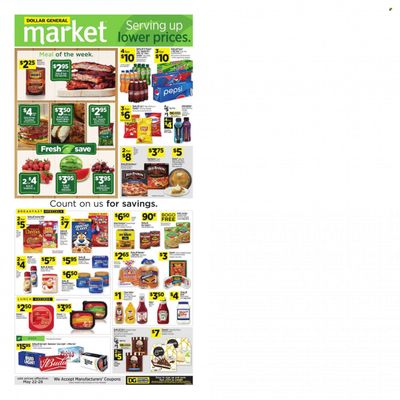 Dollar General (TN, TX) Weekly Ad Flyer May 24 to May 31