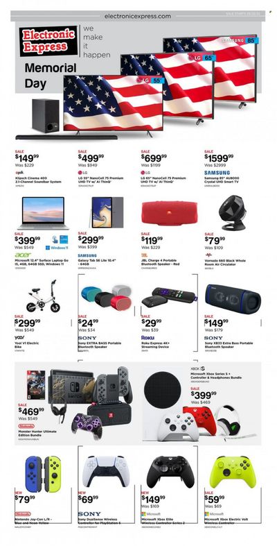 Electronic Express (AL, TN) Weekly Ad Flyer May 24 to May 31