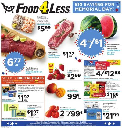 Food 4 Less (CA) Weekly Ad Flyer May 24 to May 31