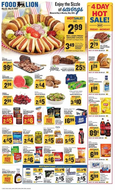 Food Lion (NC) Weekly Ad Flyer May 24 to May 31
