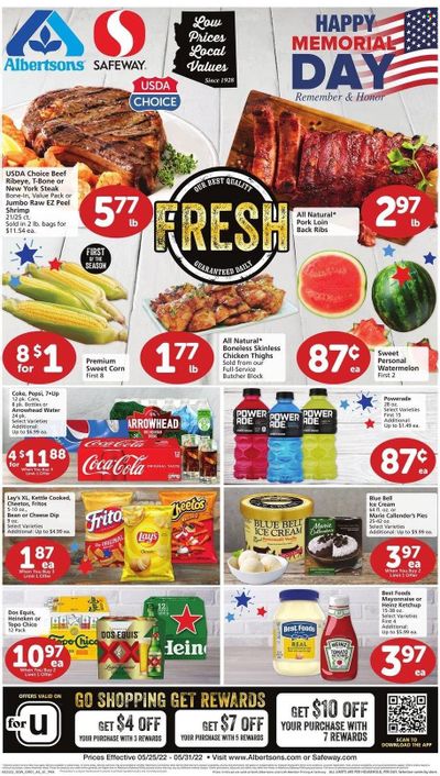 Safeway (AZ, CO, ID, MT, NE, NM) Weekly Ad Flyer May 24 to May 31
