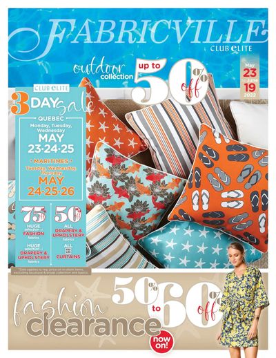 Fabricville Flyer May 23 to June 19