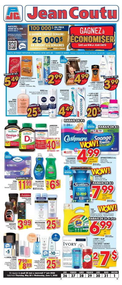 Jean Coutu (QC) Flyer May 26 to June 1
