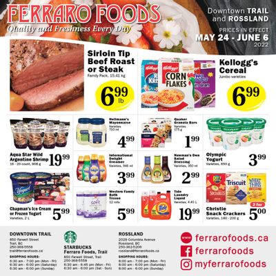 Ferraro Foods Flyer May 24 to June 6