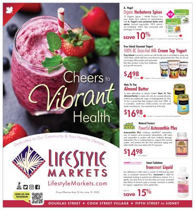 Lifestyle Markets Flyer May 25 to June 19