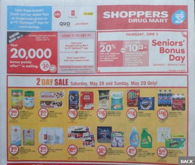 Shoppers Drug Mart Canada: Get 20,000 PC Optimum Points This Weekend