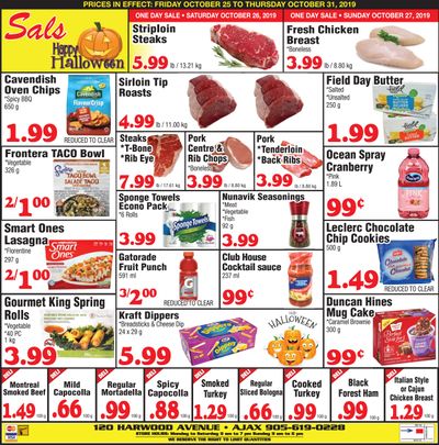 Sal's Grocery Flyer October 25 to 31
