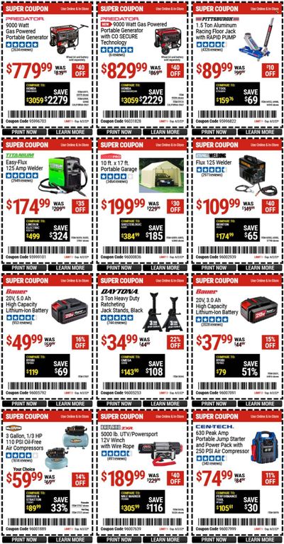 Harbor Freight Weekly Ad Flyer May 25 to June 1