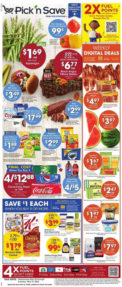 Pick ‘n Save (WI) Weekly Ad Flyer May 25 to June 1