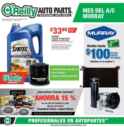 O'Reilly Auto Parts Weekly Ad Flyer May 25 to June 1
