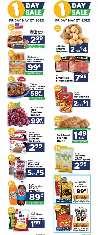 IGA Weekly Ad Flyer May 25 to June 1