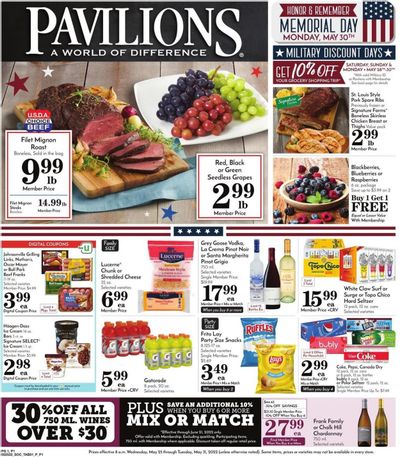 Pavilions (CA) Weekly Ad Flyer May 25 to June 1