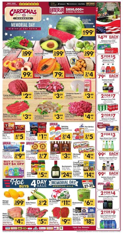 Cardenas (CA, NV) Weekly Ad Flyer May 25 to June 1