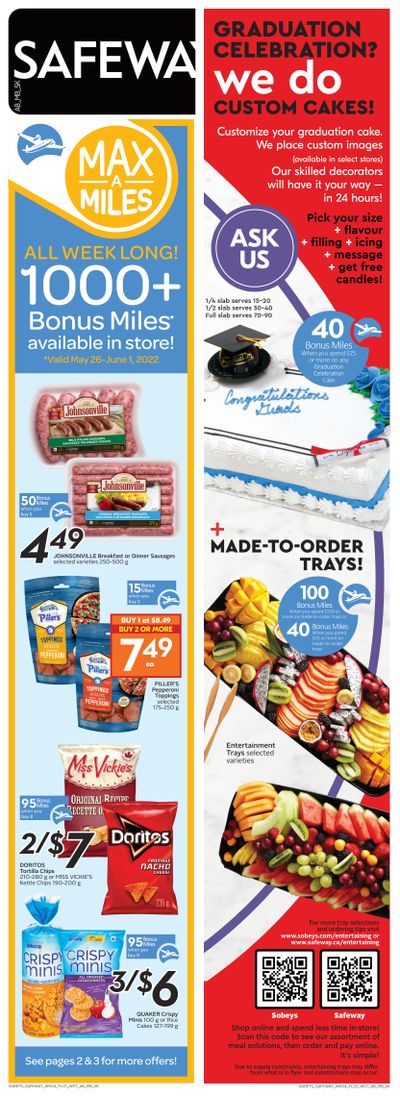 Sobeys/Safeway (AB, SK & MB) Flyer May 26 to June 1