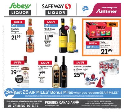 Sobeys/Safeway (AB) Liquor Flyer May 26 to June 1
