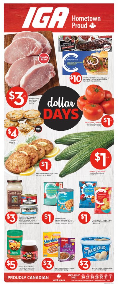 IGA (West) Flyer May 26 to June 1