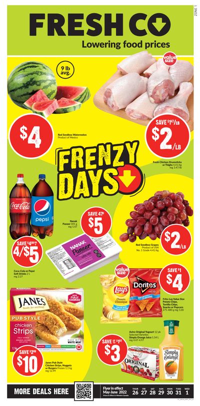 FreshCo (West) Flyer May 26 to June 1