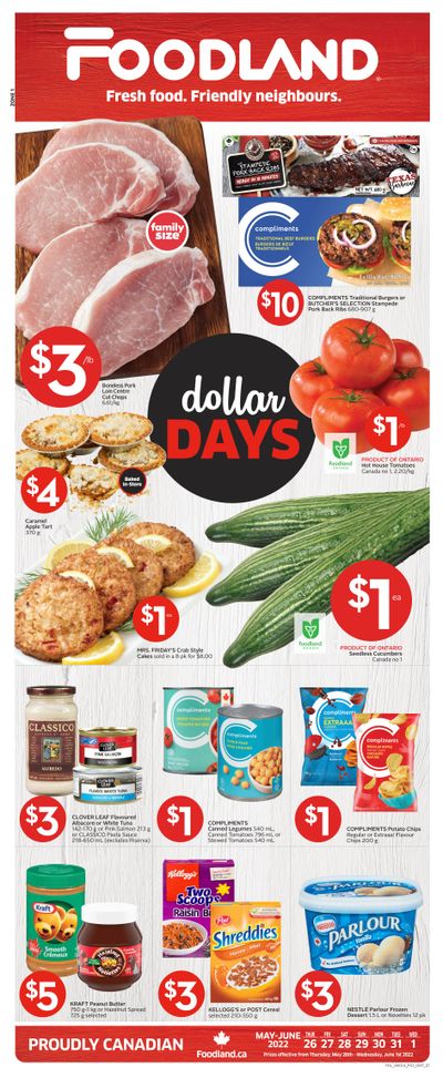 Foodland (ON) Flyer May 26 to June 1