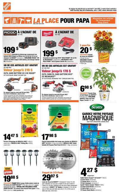 Home Depot (QC) Flyer May 26 to June 1