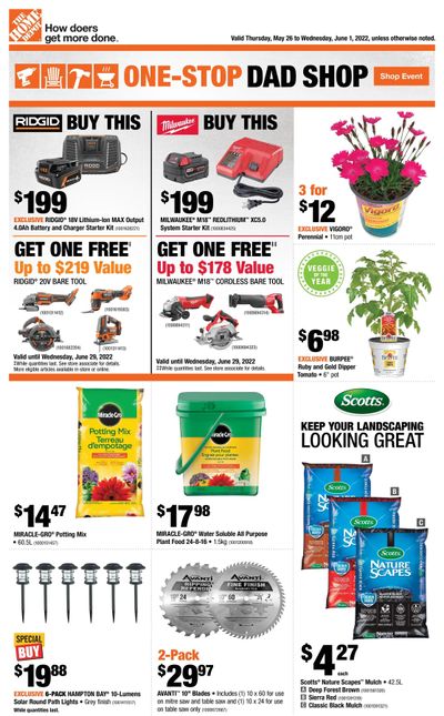 Home Depot (BC) Flyer May 26 to June 1