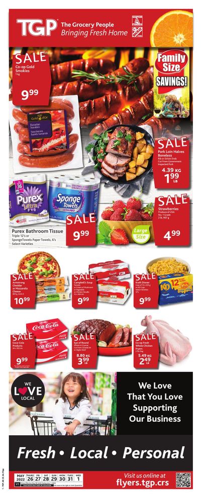 TGP The Grocery People Flyer May 26 to June 1