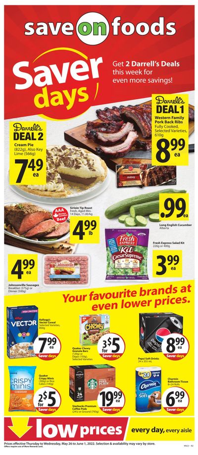 Save on Foods (AB) Flyer May 26 to June 1