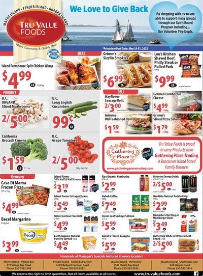 Tru Value Foods Flyer May 25 to 31