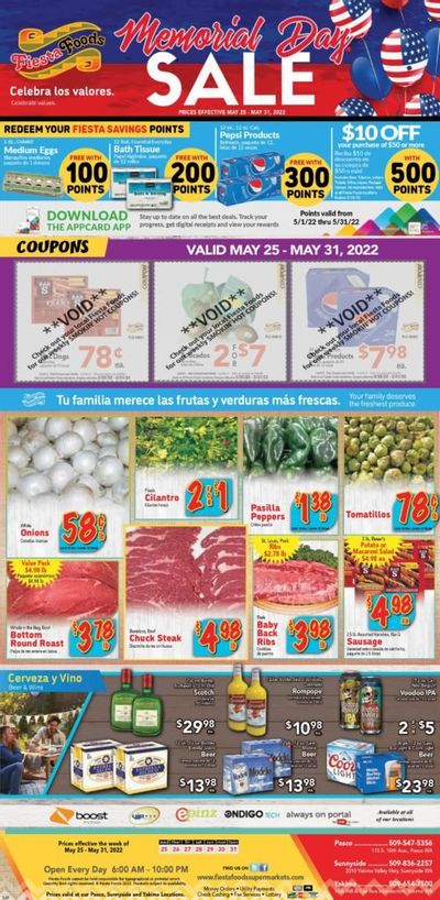 Fiesta Foods SuperMarkets (WA) Weekly Ad Flyer May 26 to June 2