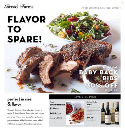 Bristol Farms (CA) Weekly Ad Flyer May 26 to June 2
