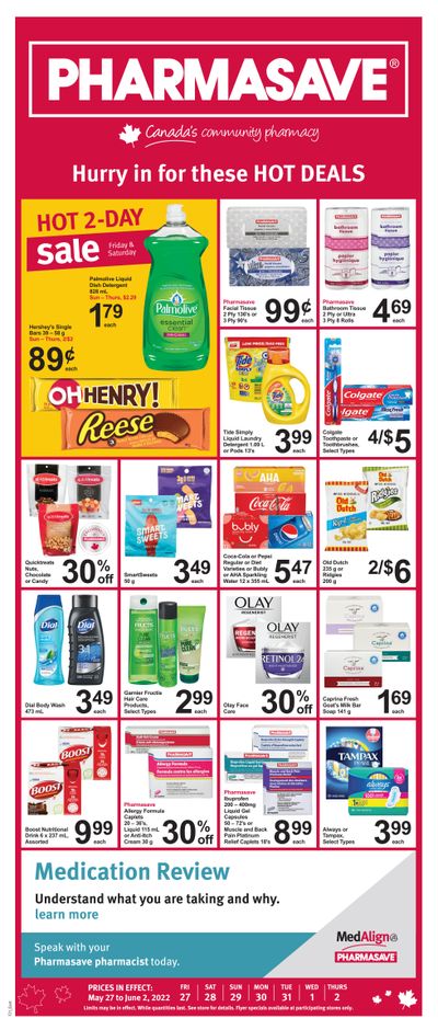 Pharmasave (ON) Flyer May 27 to June 2