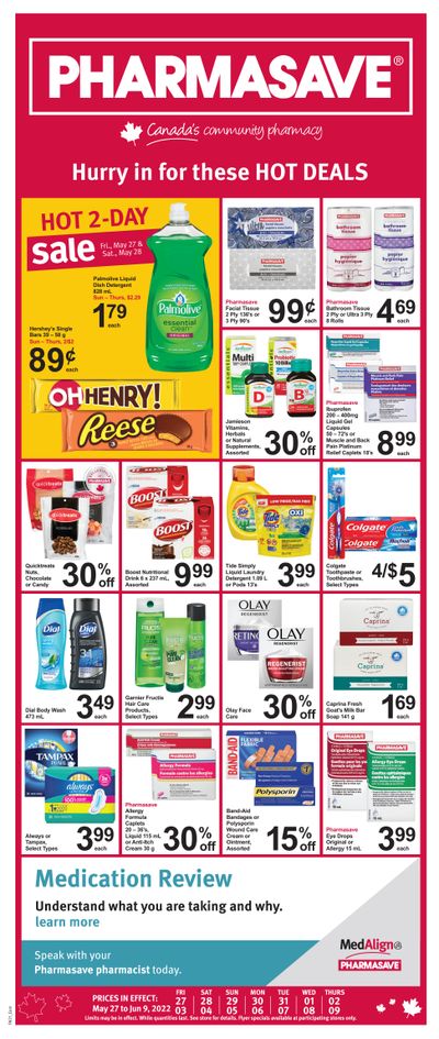 Pharmasave (ON) Flyer May 27 to June 9