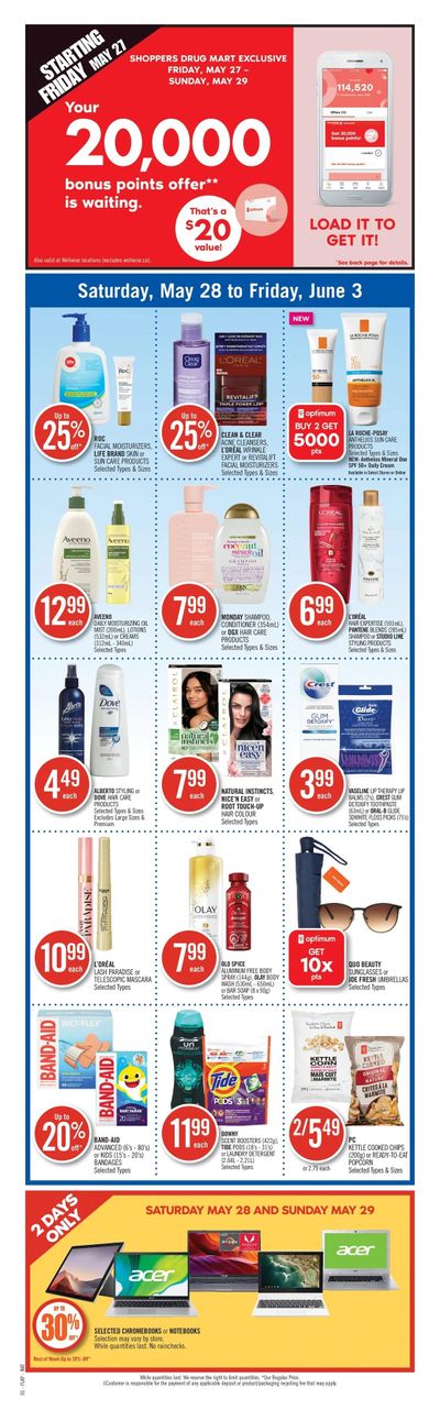 Shoppers Drug Mart (West) Flyer May 28 to June 3