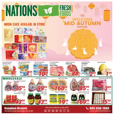 Nations Fresh Foods (Vaughan) Flyer September 6 to 12