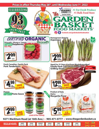 The Garden Basket Flyer May 26 to June 1
