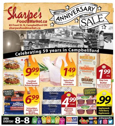 Sharpe's Food Market Flyer May 26 to June 1