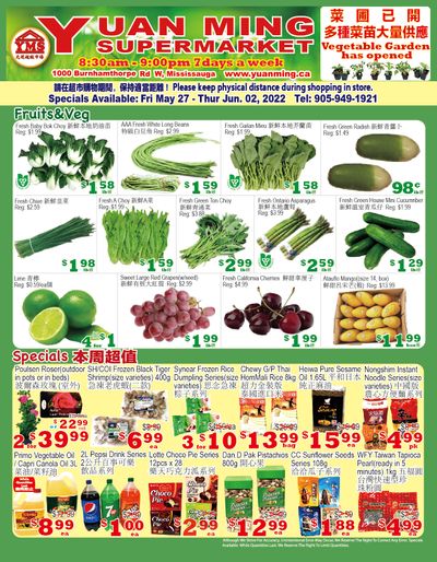 Yuan Ming Supermarket Flyer May 27 to June 2