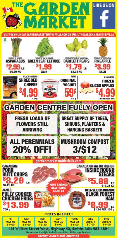 The Garden Market Flyer May 27 to June 2