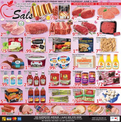 Sal's Grocery Flyer May 27 to June 2