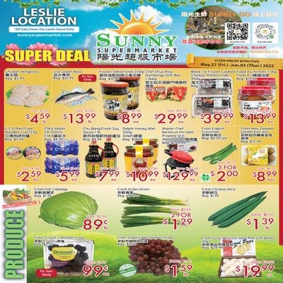 Sunny Supermarket (Leslie) Flyer May 27 to June 2
