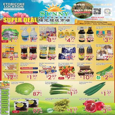 Sunny Foodmart (Etobicoke) Flyer May 27 to June 2
