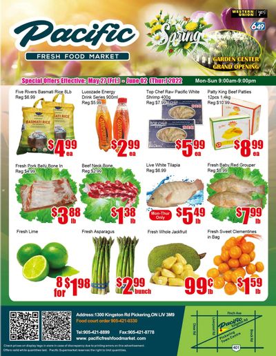 Pacific Fresh Food Market (Pickering) Flyer May 27 to June 2