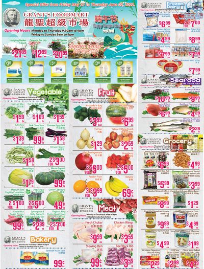Grant's Food Mart Flyer May 27 to June 2