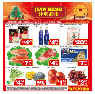 Jian Hing Supermarket (North York) Flyer May 27 to June 2