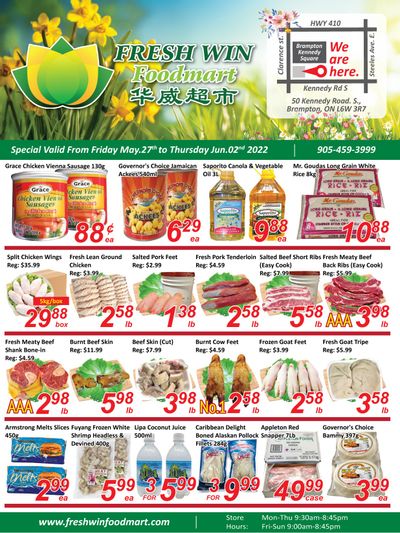 Fresh Win Foodmart Flyer May 27 to June 2