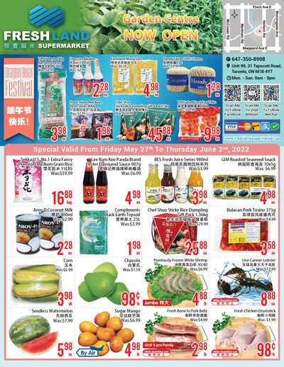 FreshLand Supermarket Flyer May 27 to June 2