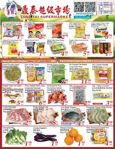Tone Tai Supermarket Flyer May 27 to June 2