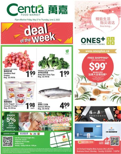 Centra Foods (Aurora) Flyer May 27 to June 2